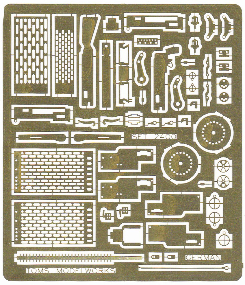 #2400 German gun details